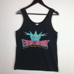 Vintage 80s Escape From New York Ramones Festival‎ Tank Top Adult Size M